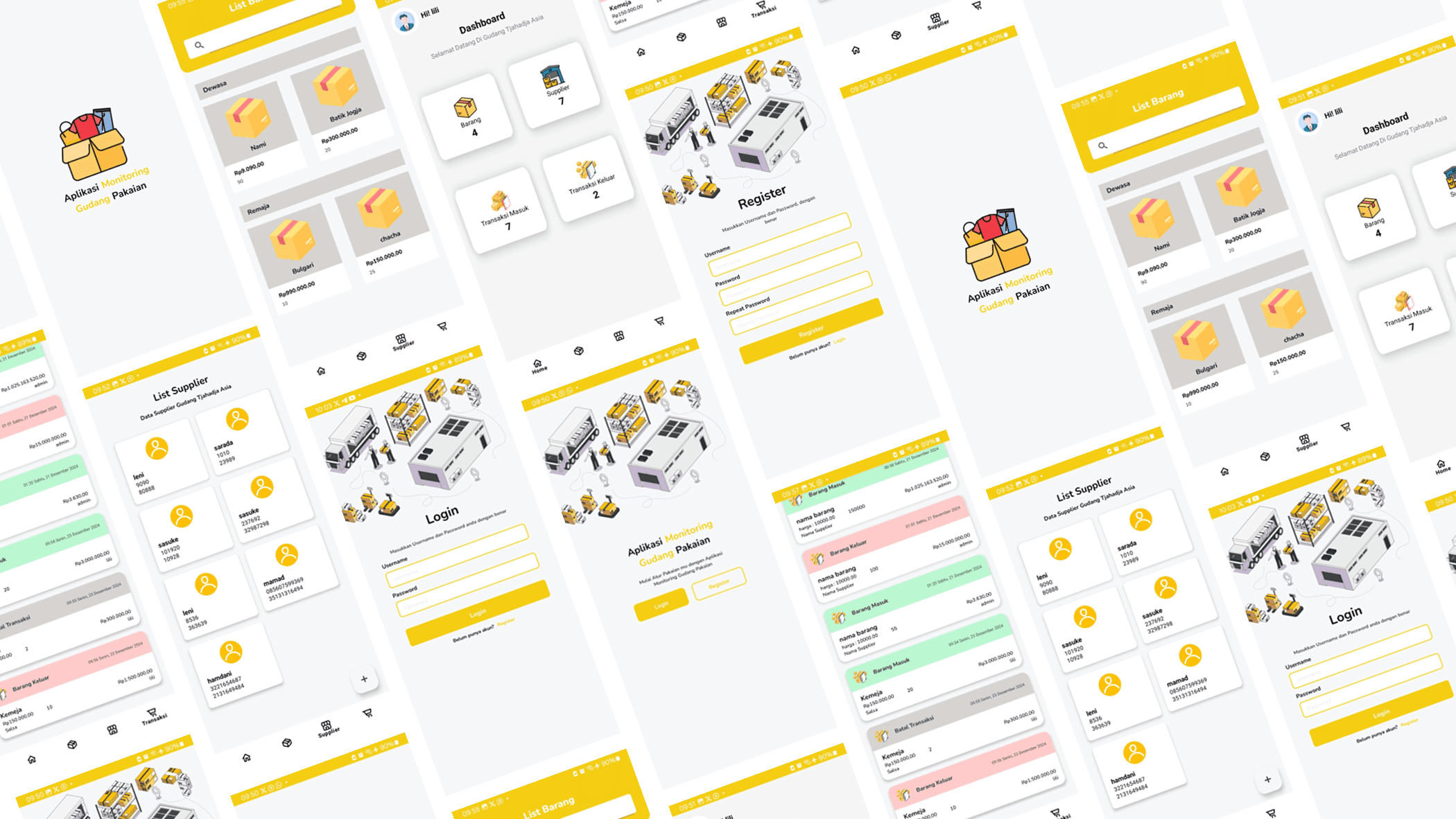 Warehouse Monitoring App & API